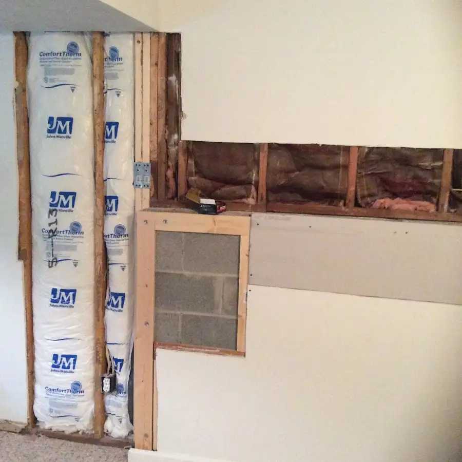 Wall insulation replacement during Odor Removal & Deodorization in Pebble Creek